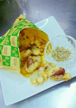 ふわコリ食感お家ビストロ鶏砂肝フリット-レシピのメイン写真