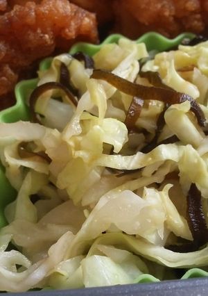レンジでスピード☆キャベツ塩昆布-レシピのメイン写真