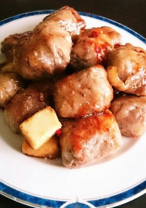 厚揚げの肉巻き-レシピのメイン写真