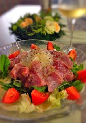 レモン風味のカツオのサラダ-レシピのメイン写真