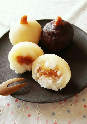 南高梅干しで♪2色のおはぎ-レシピのメイン写真