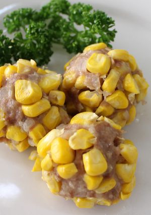 スイートコーンでシューマイ風-レシピのメイン写真