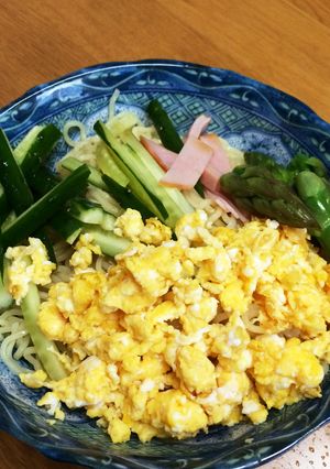 家にあるもので作る超ズボラ和風冷やし中華-レシピのメイン写真
