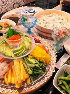 お家で回転手巻き寿司♪-レシピのメイン写真