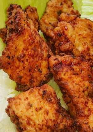 ウマウマ!鶏ムネ肉のバジル醤油麹からあげ-レシピのメイン写真