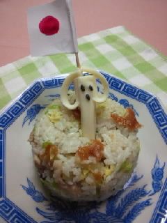 モッツァレラさんON梅キャベ炒飯-レシピのメイン写真