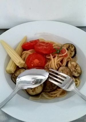 トマトとナスのイタリアン風　パスタ-レシピのメイン写真