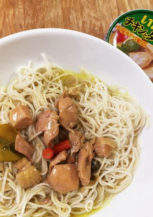 いなばのグリーンカレーそうめん-レシピのメイン写真