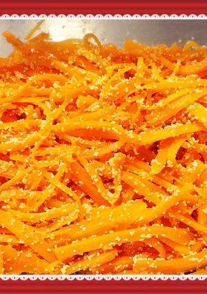【ウチの常備菜】人参のタラコバター炒め-レシピのメイン写真