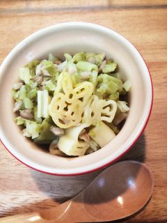 しめじとキャベツの和風パスタ 離乳食後期-レシピのメイン写真
