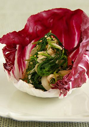 おかひじきとささ身の胡麻サラダ-レシピのメイン写真