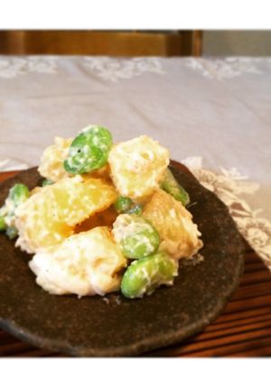 そら豆のタラいもサラダ-レシピのメイン写真