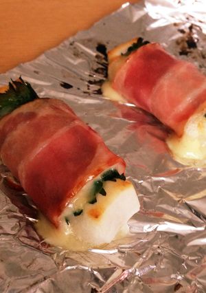 洗い物なし！おつまみもちベーコン-レシピのメイン写真