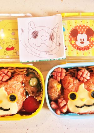 キャラ弁★ジバニャン-レシピのメイン写真