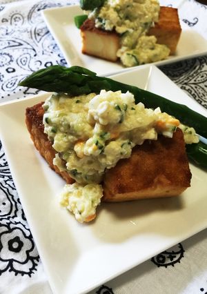 お豆腐と長芋の食べるタルタルソース!-レシピのメイン写真