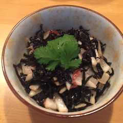 รูปของ カブとひじきの梅炒め