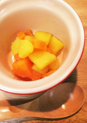 さつま芋と人参の甘煮 離乳食中期〜-レシピのメイン写真