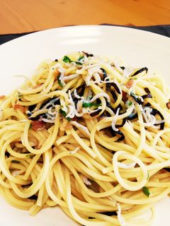 簡単、混ぜるだけ!和風冷製パスタ-レシピのメイン写真