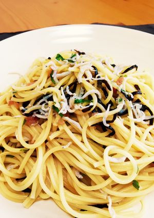 簡単、混ぜるだけ！和風冷製パスタ-レシピのメイン写真