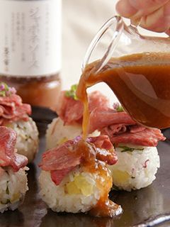 お肉の手鞠寿司-レシピのメイン写真