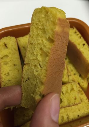 手づかみ食べに☆人参と青汁のホットケーキ-レシピのメイン写真