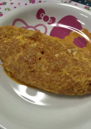 チキンラーメンオムレツ-レシピのメイン写真