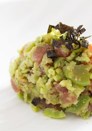そら豆とマグロのタルタル-レシピのメイン写真