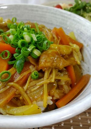 憧れのそば屋さんのカレー丼-レシピのメイン写真