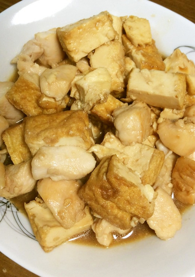 胸肉と厚揚げの照り焼き煮-レシピのメイン写真