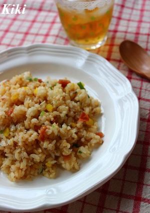 栄養満点！生姜梅チャーハン-レシピのメイン写真