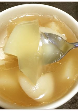 ラカントSで★桃ゼリー-レシピのメイン写真