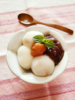 南高梅干し白玉♪小豆添え-レシピのメイン写真