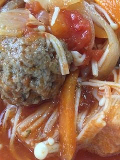 魚のツミレ食べるトマトスープ-レシピのメイン写真