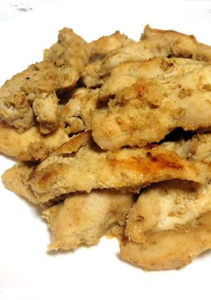 胡麻香る☆鶏胸肉の胡麻味噌漬け焼き-レシピのメイン写真
