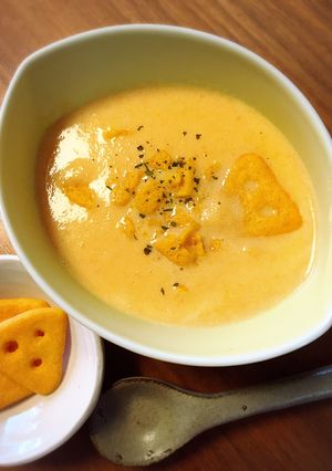 チーザで☆玉ねぎと人参のポタージュ-レシピのメイン写真