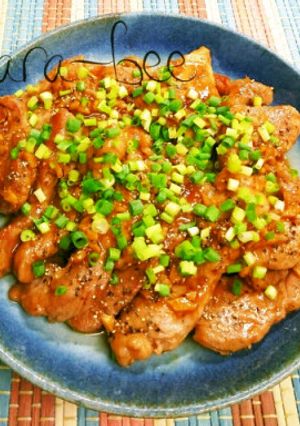 簡単♡厚切り肉でペッパーポークジンジャー-レシピのメイン写真
