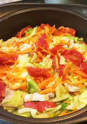豚ロースとキャベツの塩麹蒸し-レシピのメイン写真