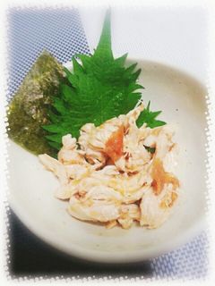 居酒屋さんのしっとりささみの梅風味-レシピのメイン写真