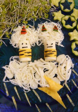 雷さまサラダ-レシピのメイン写真