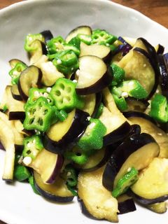 なすとオクラの簡単和え物-レシピのメイン写真
