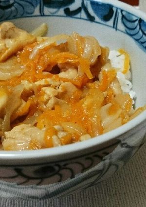 スボラ飯！カレー風味の親子丼♪-レシピのメイン写真