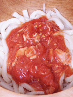 白だしで☆トマトうどん-レシピのメイン写真
