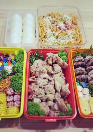 2016 小学生「肉」運動会弁当-レシピのメイン写真