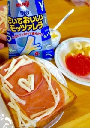 明治さいておいしいモッツァレラデコ食パン-レシピのメイン写真