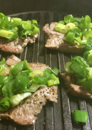 超簡単ネギ塩焼肉-レシピのメイン写真
