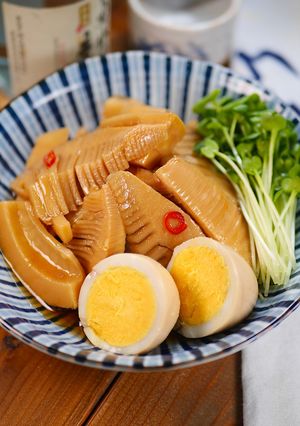 旦那のおつまみ②メンマと煮卵のセット😋🍺-レシピのメイン写真