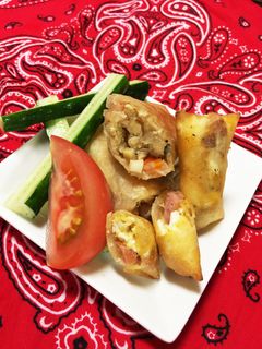 鶏肉&しらたき入り お母さんの春巻き!-レシピのメイン写真