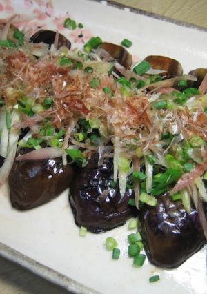 焼きなすのみょうがのせ-レシピのメイン写真