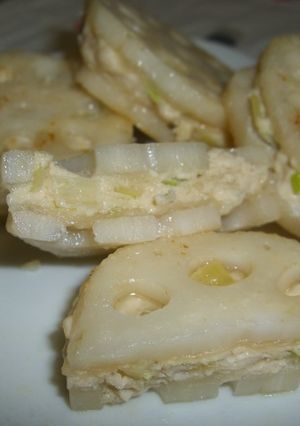 シャキシャキ★れんこんのはさみ焼き♪-レシピのメイン写真