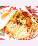 家庭で本格ピラフ！炒めてから炊飯器へ☆